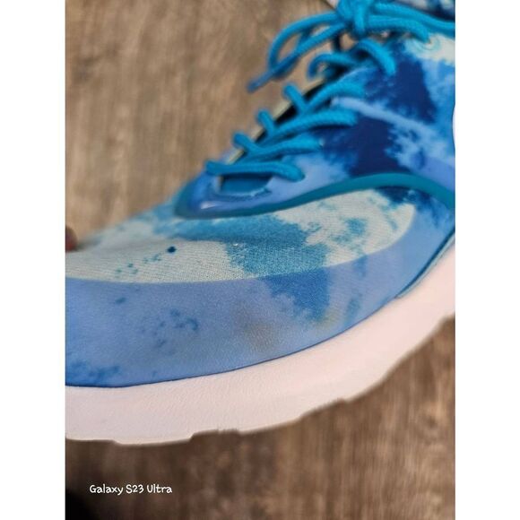 Nike Air Max Thea Print Blue Lacquer White EUC - Picture 9 of 13